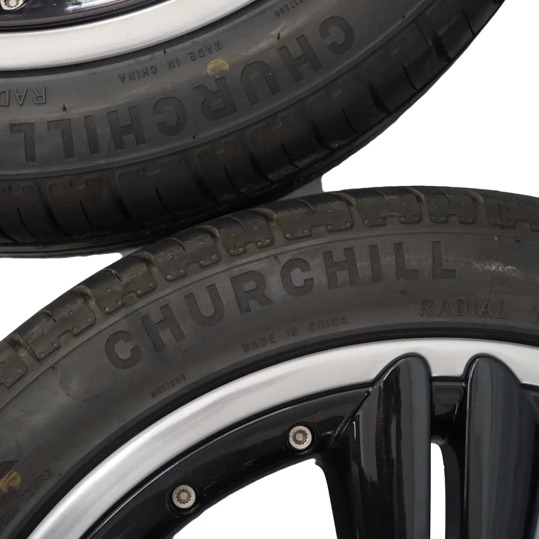 Complete Set 4x Wheel Alloy Rim 18" 7,5J ET:52 5-Star Double Spoke 127 to Mini R60 with Part number 9803727 Mini R60 Complete Set 4x Wheel Alloy Rim 18" 7,5J ET:52 5-Star Double Spoke 127 - SKU 9803727-SET - Part number 9803727