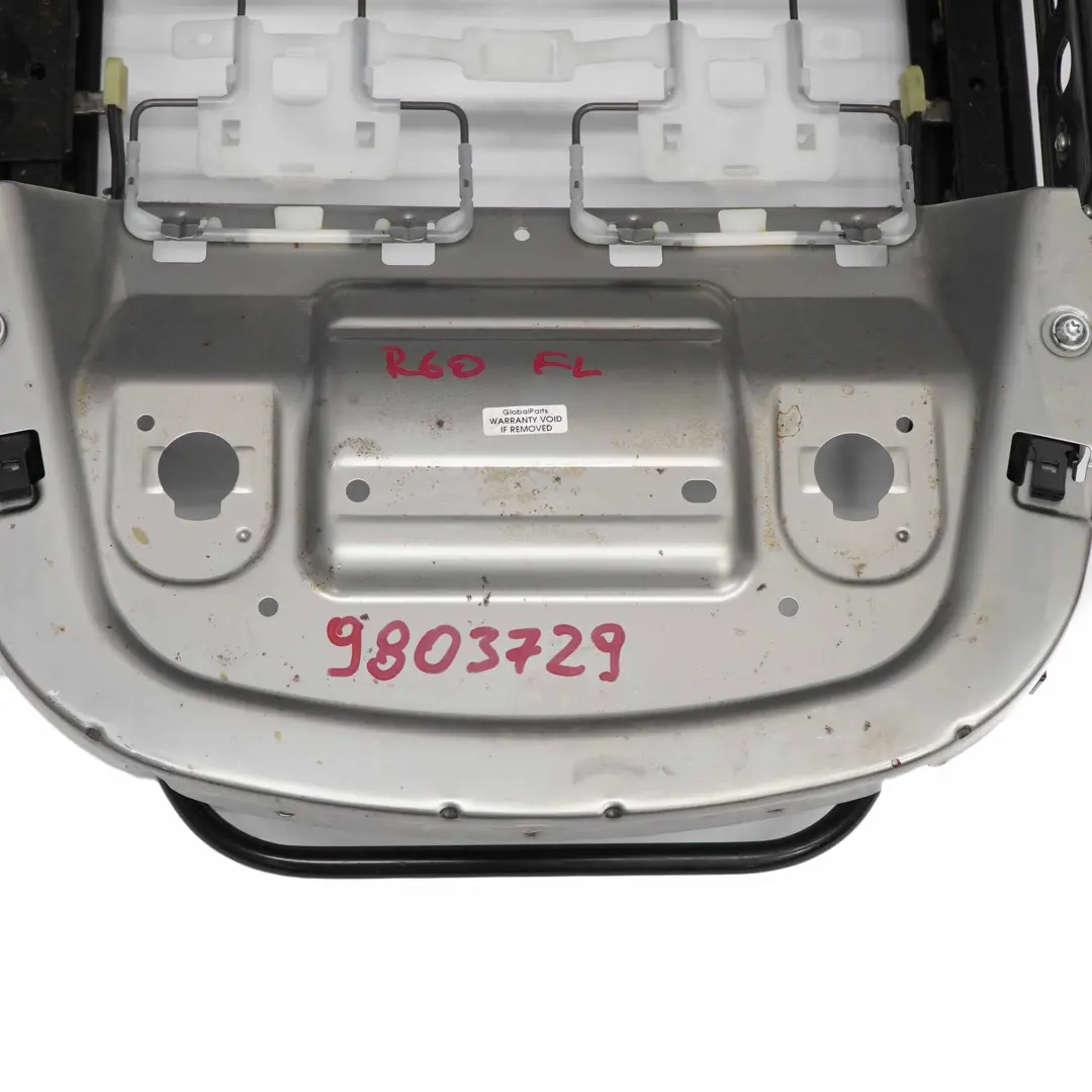 Front Left Seat N/S Backrest Frame Mechanism to Mini Countryman R60 with Part number 9803729 Mini Countryman R60 Front Left Seat N/S Backrest Frame Mechanism - SKU 9803729 - Part number 9803729