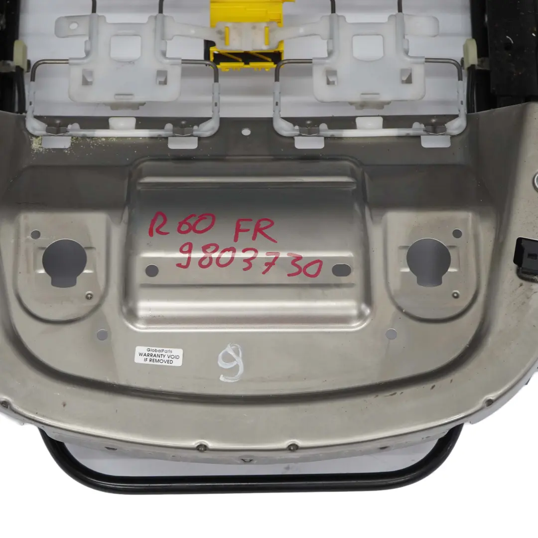 Rama Fotela Fotel Prawy Przód Lędźwia Stelaż do Mini R60 o numerze 9803730 Mini R60 Rama Fotela Fotel Prawy Przód Lędźwia Stelaż - SKU 9803730 - Numer Części 9803730