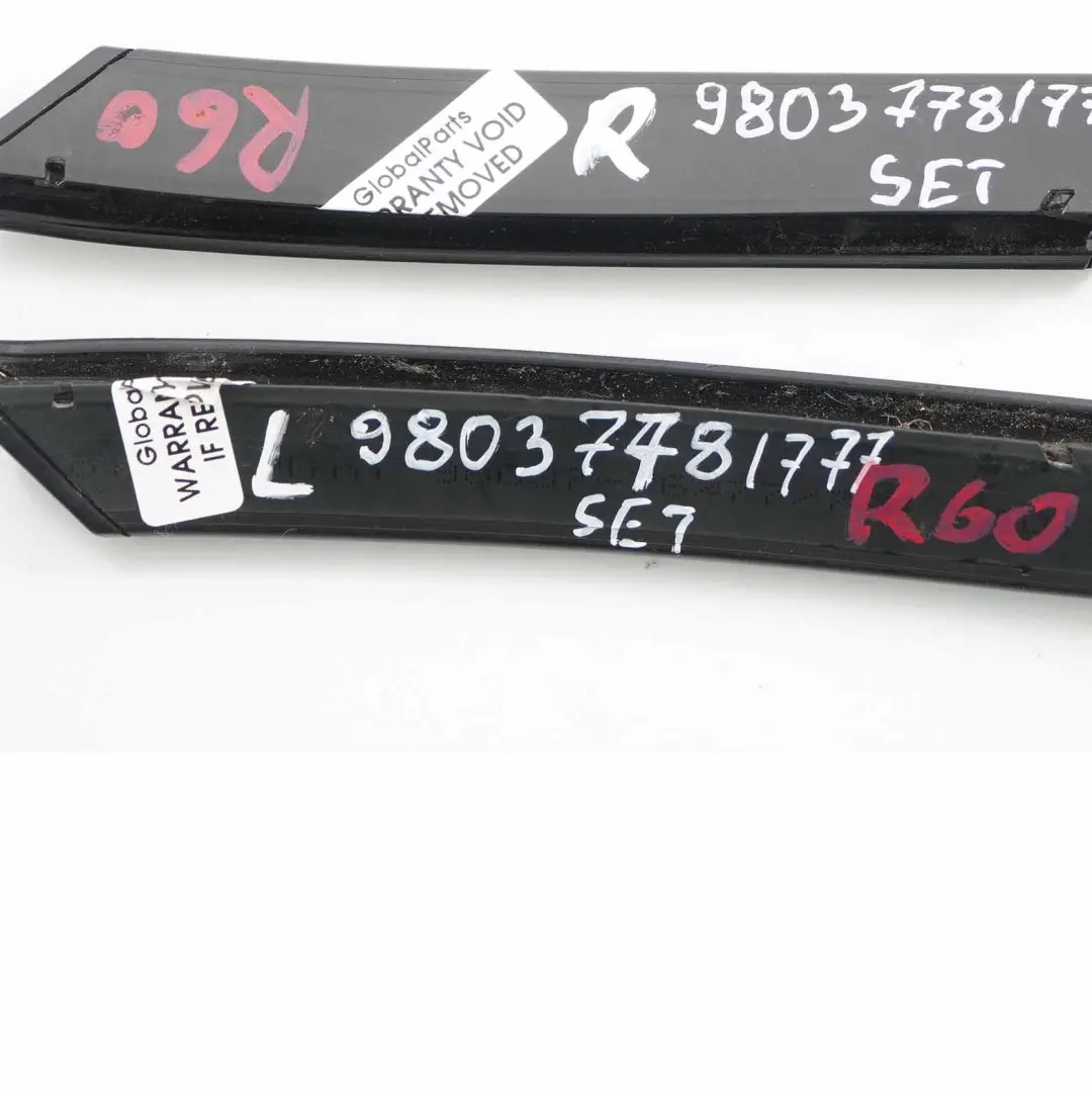  Mouldings Set Mini R60 R61 Front Right Left Panel Strip N/O/S Chrome - SKU 9803778/9803777 - Part number 9803777