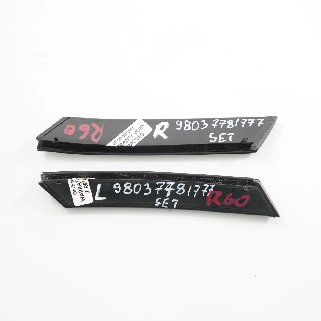  Mouldings Set Mini R60 R61 Front Right Left Panel Strip N/O/S Chrome - SKU 9803778/9803777 - Part number 9803777