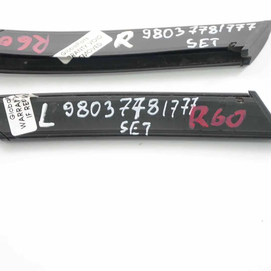  Mouldings Set Mini R60 R61 Front Right Left Panel Strip N/O/S Chrome - SKU 9803778/9803777 - Part number 9803777