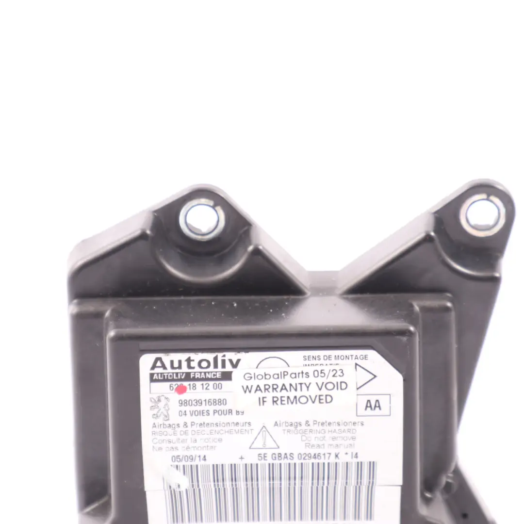  Citroen Berlingo Moduł Airbag Poduszek - SKU 9803916880 - Numer Części 9803916880