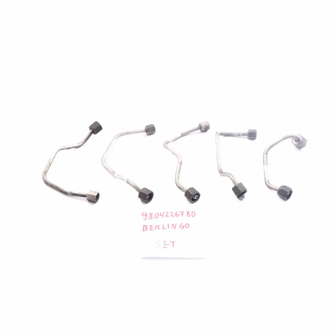 Citroen Berlingo Inyección de Combustible Tubería de Presión Inyector Set Diesel para con número de pieza 9804226780 Citroen Berlingo Inyección de Combustible Tubería de Presión Inyector Set Diesel - SKU 9804226780 - Número de pieza 9804226780