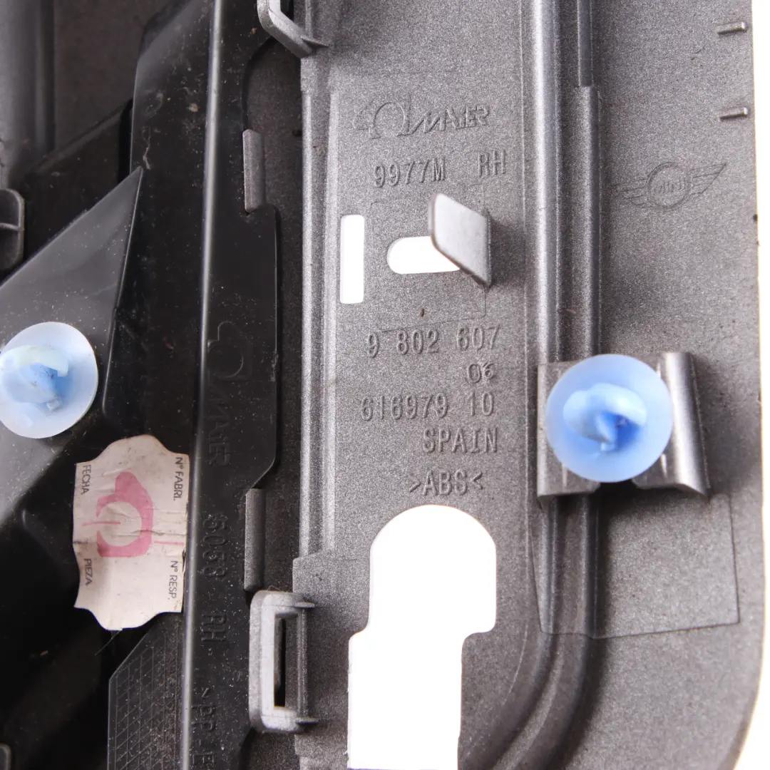 Mini 1 R60 R61 Direction Turn Side Indicator Carrier Trim Right O/S Silber - SKU 9804608-1 - Part number 9804608