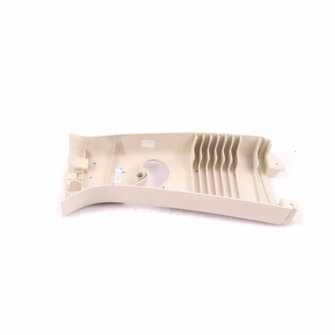 Embellecedor Columna Central Montante Superior Beige Claro Izquierda para MINI R60 con número de pieza 9804669 MINI R60 Embellecedor Columna Central Montante Superior Beige Claro Izquierda - SKU 9804669 - Número de pieza 9804669