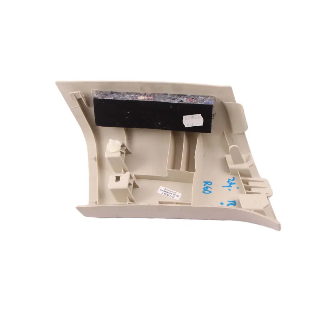 Blende C-Säule Rechts Oben Light Beige für BMW MINI R60 mit Teilenummer 9804682 BMW MINI R60 Blende C-Säule Rechts Oben Light Beige - SKU 9804682 - Teilenummer 9804682
