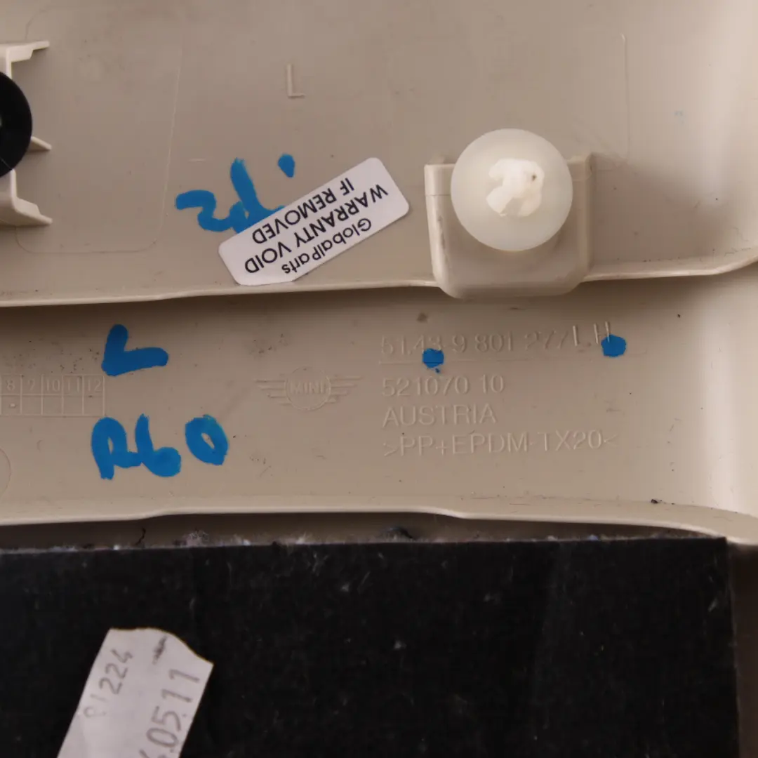 Apertura D-Pilastro SX Luce Beige per Mini Countryman R60 con numero di parte 9804683 Mini Countryman R60 Apertura D-Pilastro SX Luce Beige - SKU 9804683 - Numero di parte 9804683