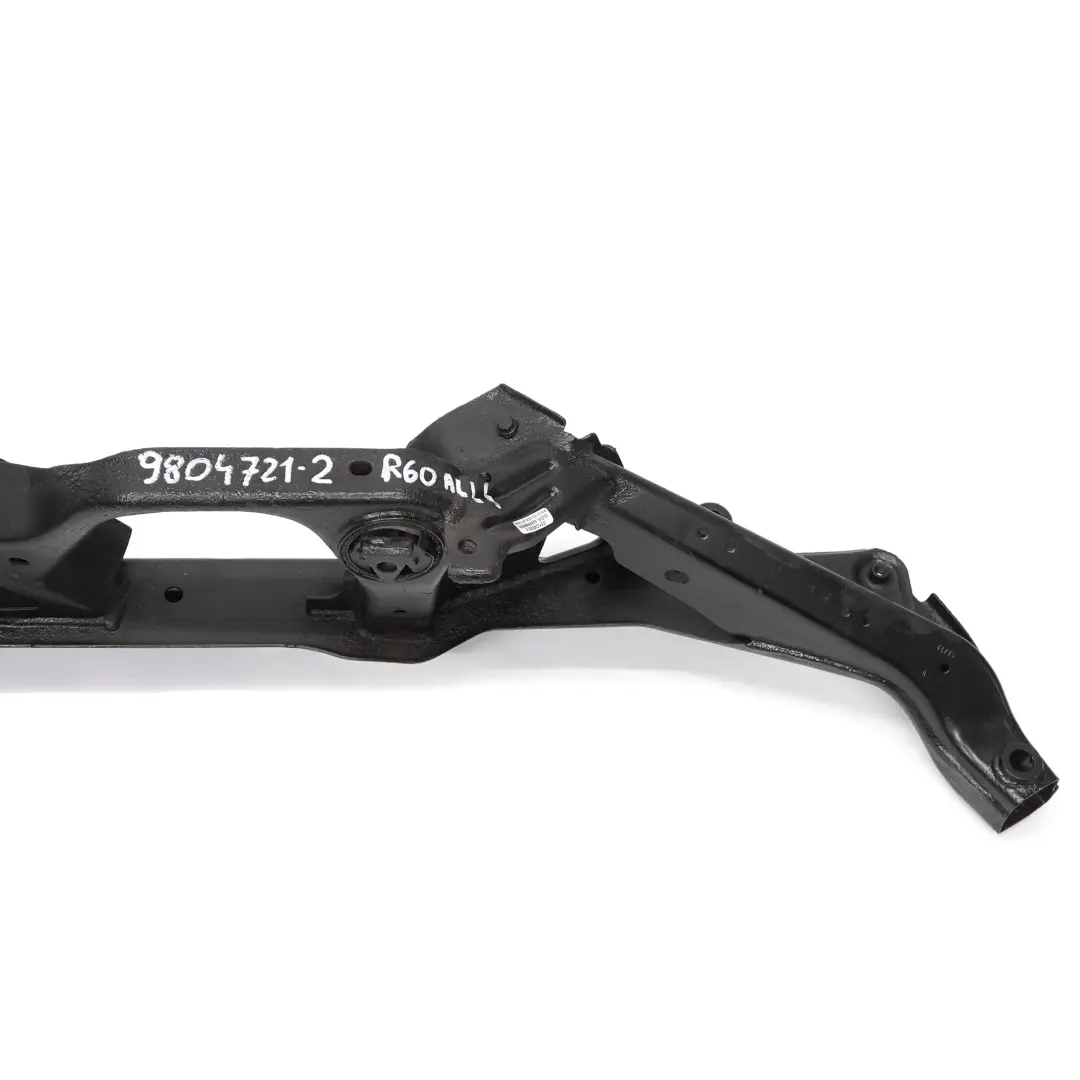 Axle Subframe Cradle Carrier Suspension to Mini Countryman R60 R61 ALL4 Rear with Part number 9804721 Mini Countryman R60 R61 ALL4 Rear Axle Subframe Cradle Carrier Suspension - SKU 9804721-2 - Part number 9804721