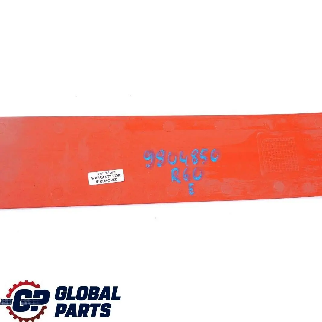 Consola Central Caja De Almacenamiento Tapa Inserto Estera Rojo para Mini R60 con número de pieza 9804850 Mini R60 Consola Central Caja De Almacenamiento Tapa Inserto Estera Rojo - SKU 9804850 - Número de pieza 9804850