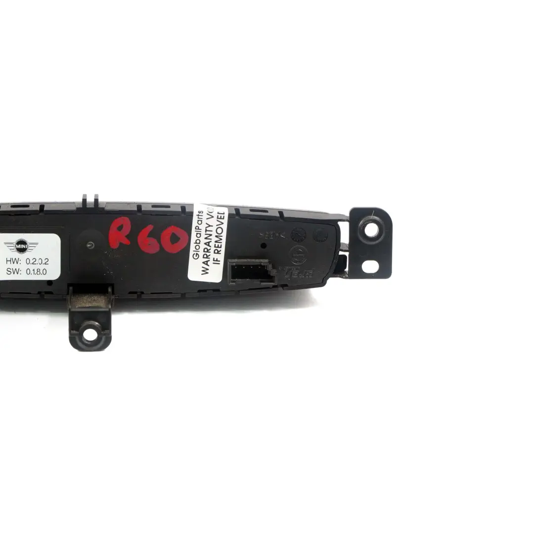 Schaltzentrum Mittelkonsole Steuergerät für MINI Cooper R60 Countryman mit Teilenummer 9804917 MINI Cooper R60 Countryman Schaltzentrum Mittelkonsole Steuergerät - SKU 9804917 - Teilenummer 9804917