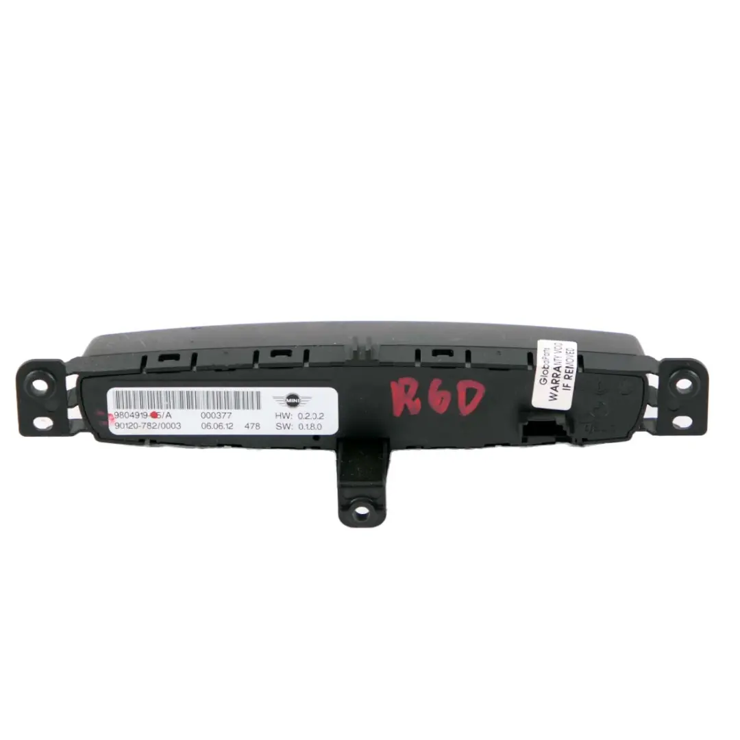 Mini R60 Pannello controllo Console Cruscotto Interruttore Pulsanti - SKU 9804919 - Numero di parte 9804919