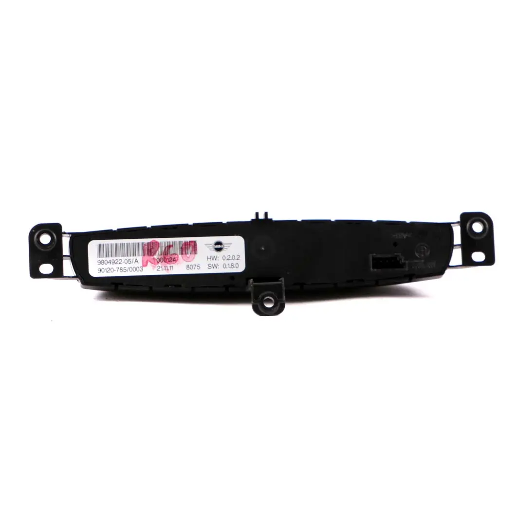Mini Cooper R60 Countryman Switch Control Unit Centre Console - SKU 9804922 - Part number 9804922
