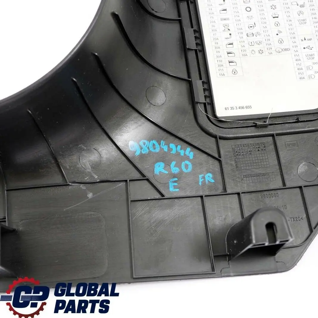 BMW Mini R60 R61 Seitenverkleidung Unten Vorne Rechts Carbon Black 9800080 - SKU 9804944 - Teilenummer 9804944