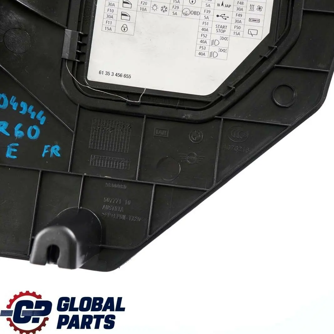 BMW Mini R60 R61 Lateral Trim Panel Bottom Kick Front Right O/S Black 9800080 - SKU 9804944 - Part number 9804944