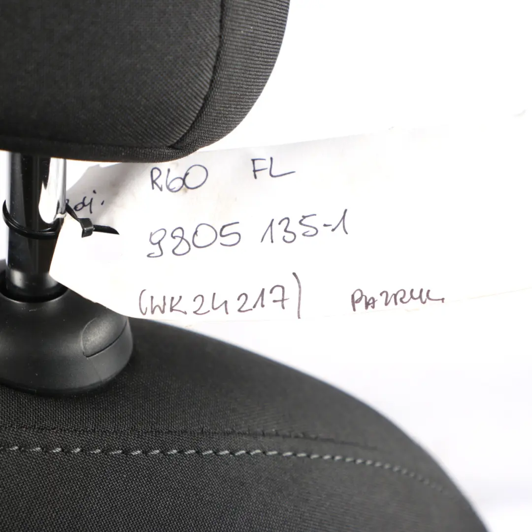 Mini Countryman R60 Vordersitz Rechts Stoff Cosmos Carbon Schwarz - SKU 9805135-1 - Teilenummer 9805135