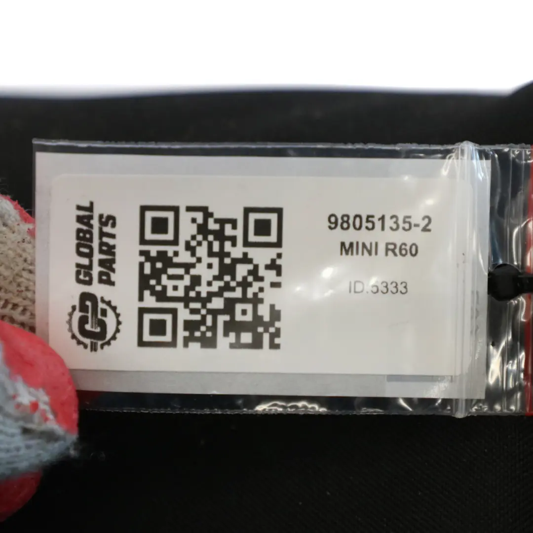 Sitzlehne vorne rechts Verkleidung Stoff Schwarz für Mini R60 Countryman mit Teilenummer 9805135 Mini R60 Countryman Sitzlehne vorne rechts Verkleidung Stoff Schwarz - SKU 9805135-2 - Teilenummer 9805135