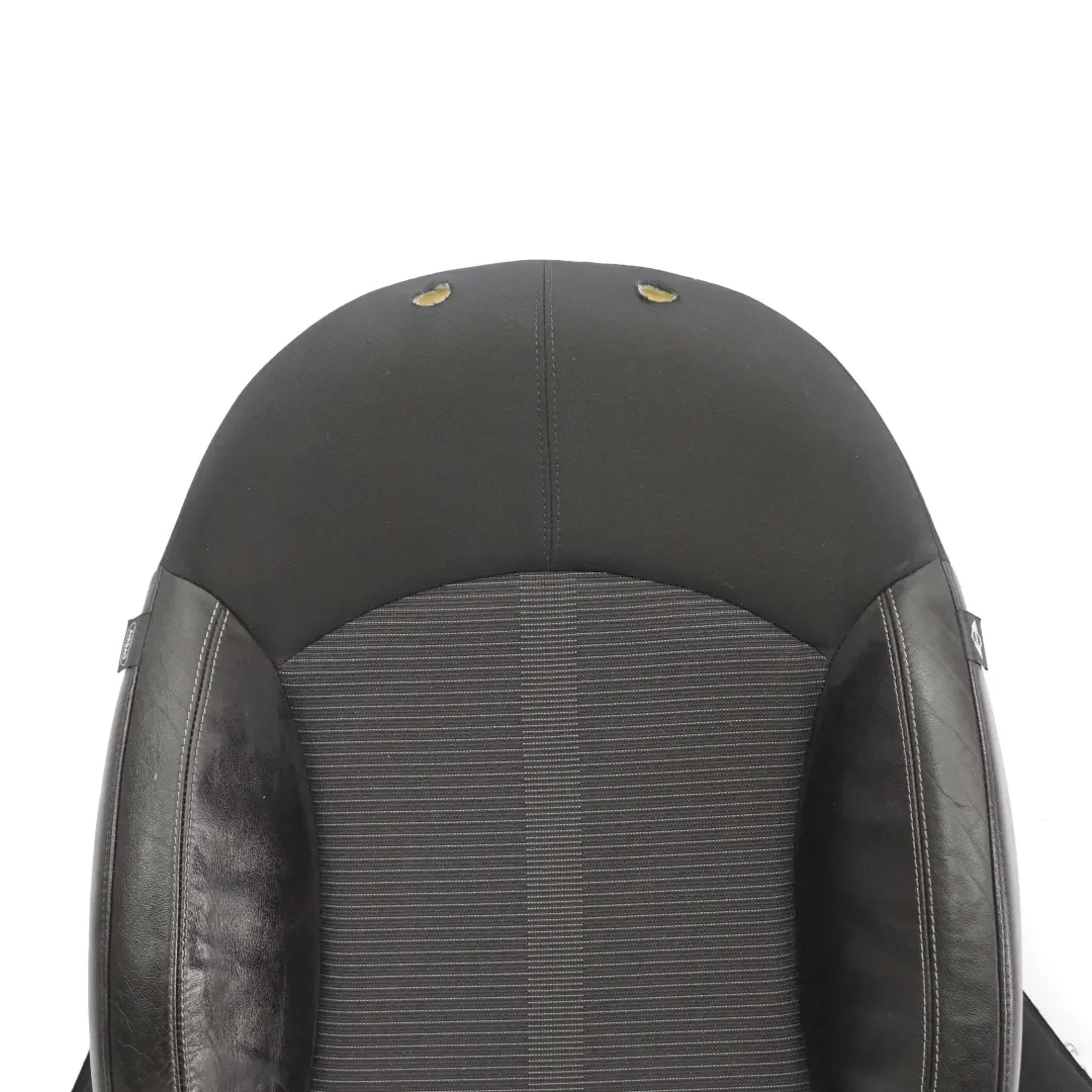 Mini R60 Countryman Dossier de siege sport avant droit en tissu et cuir - Tabac - SKU 9805154-1 - Numéro de pièce 9805154