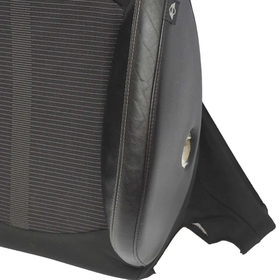 Mini R60 Countryman Dossier de siege sport avant droit en tissu et cuir - Tabac - SKU 9805154-1 - Numéro de pièce 9805154