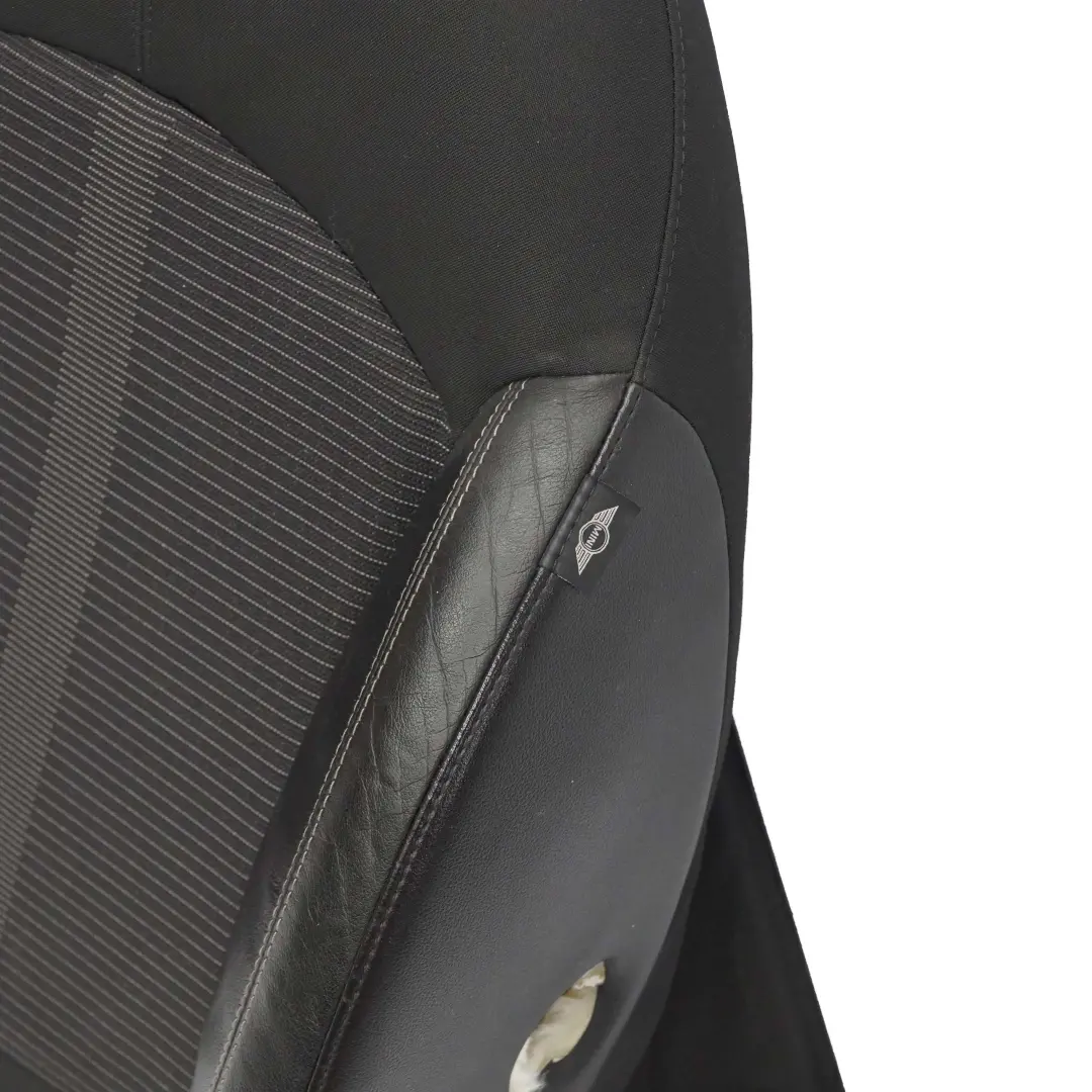 Mini R60 Countryman Dossier de siege sport avant droit en tissu et cuir - Tabac - SKU 9805154-1 - Numéro de pièce 9805154
