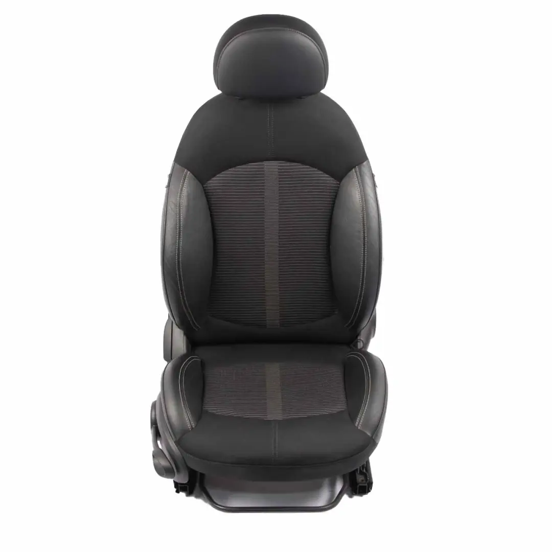 Delantero Derecho Asiento Deportivo Tela Cuero Tabaco para MINI Cooper R60 Countryman con número de pieza 9805154 MINI Cooper R60 Countryman Delantero Derecho Asiento Deportivo Tela Cuero Tabaco - SKU 9805154 - Número de pieza 9805154