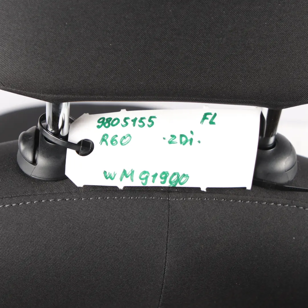  Front Seat Mini R60 Countryman Left N/S Sport Cloth Leather Parallel Lines Red - SKU 9805155 - Part number 9805155