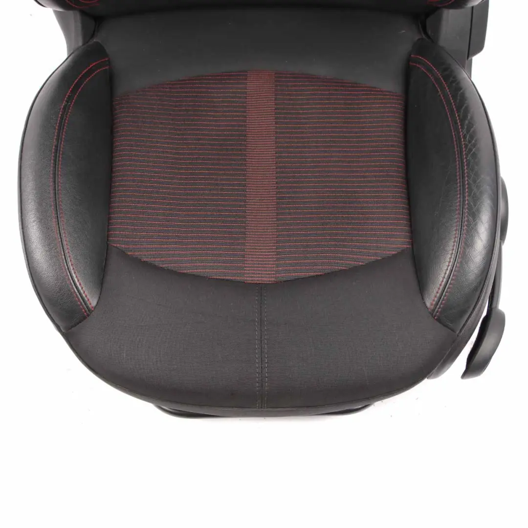  Front Seat Mini R60 Countryman Left N/S Sport Cloth Leather Parallel Lines Red - SKU 9805155 - Part number 9805155