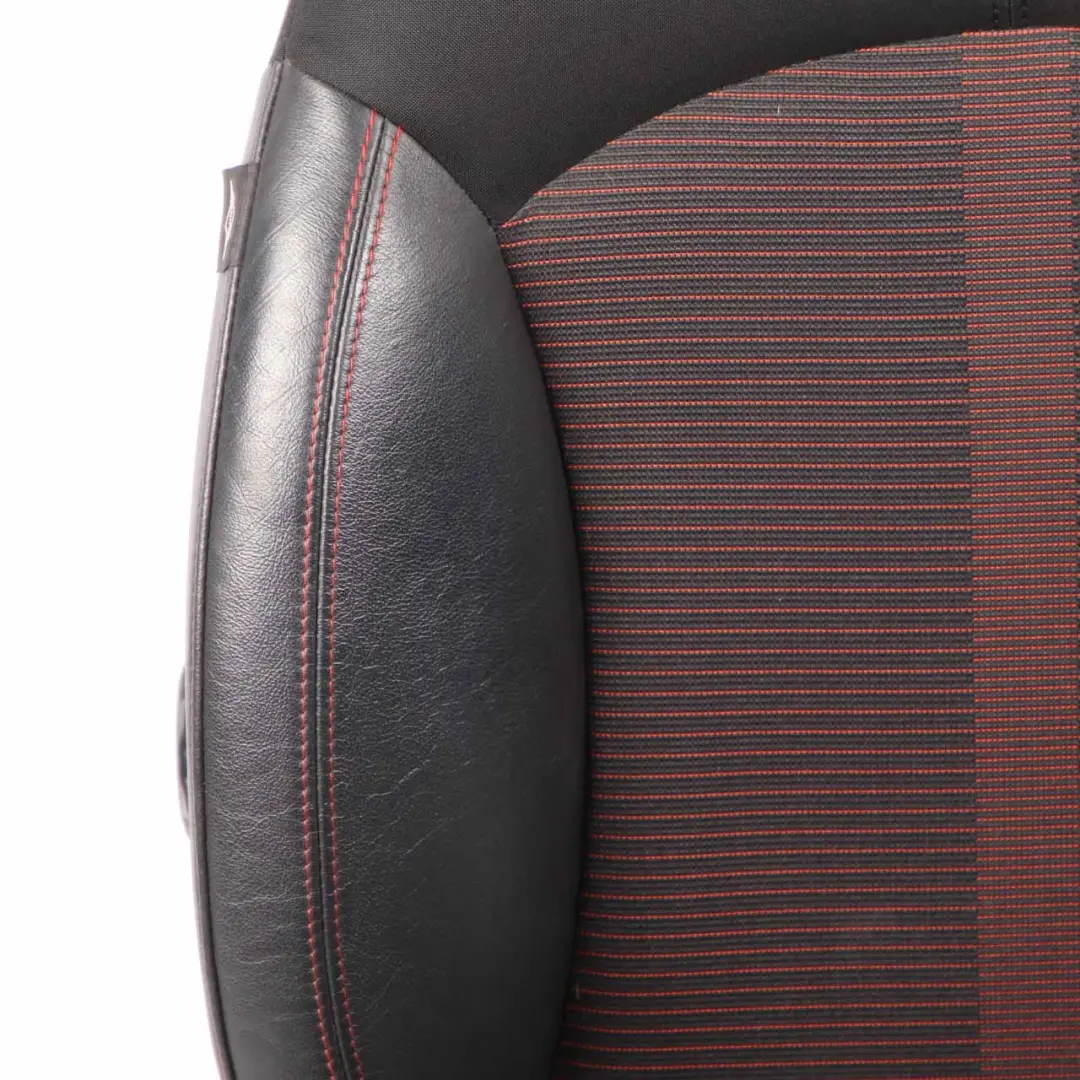  Front Seat Mini R60 Countryman Left N/S Sport Cloth Leather Parallel Lines Red - SKU 9805155 - Part number 9805155