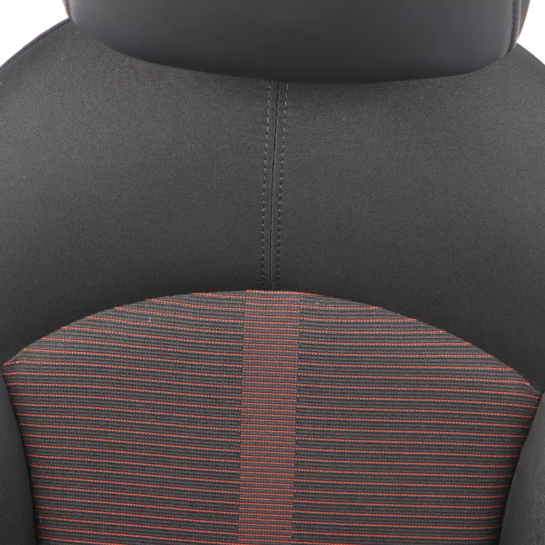 Sedile anteriore Sinistro Sport Panno Pelle Linee Parallele Rosso per Mini R60 con numero di parte 9805155 Mini R60 Sedile anteriore Sinistro Sport Panno Pelle Linee Parallele Rosso - SKU 9805155 - Numero di parte 9805155