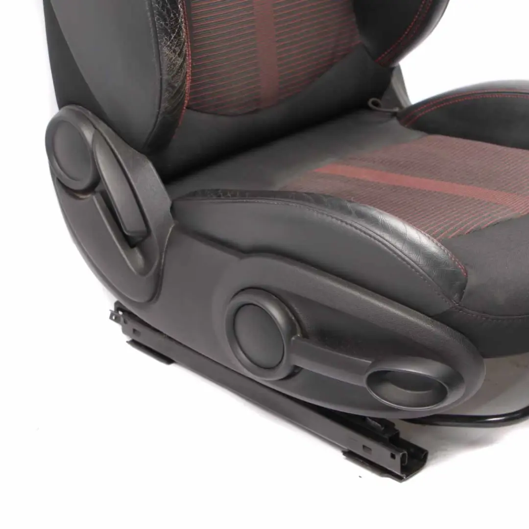 Front Seat Mini R60 Countryman Right O/S Sport Cloth Leather Parallel Lines Red to with Part number 9805156 Front Seat Mini R60 Countryman Right O/S Sport Cloth Leather Parallel Lines Red - SKU 9805156 - Part number 9805156