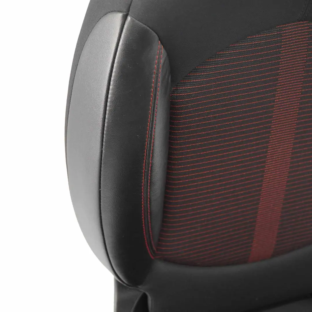 Asiento Plegable Trasero Derecho Tela Cuero Líneas Paralelas Rojo para Mini R60 con número de pieza 9805196 Mini R60 Asiento Plegable Trasero Derecho Tela Cuero Líneas Paralelas Rojo - SKU 9805196 - Número de pieza 9805196