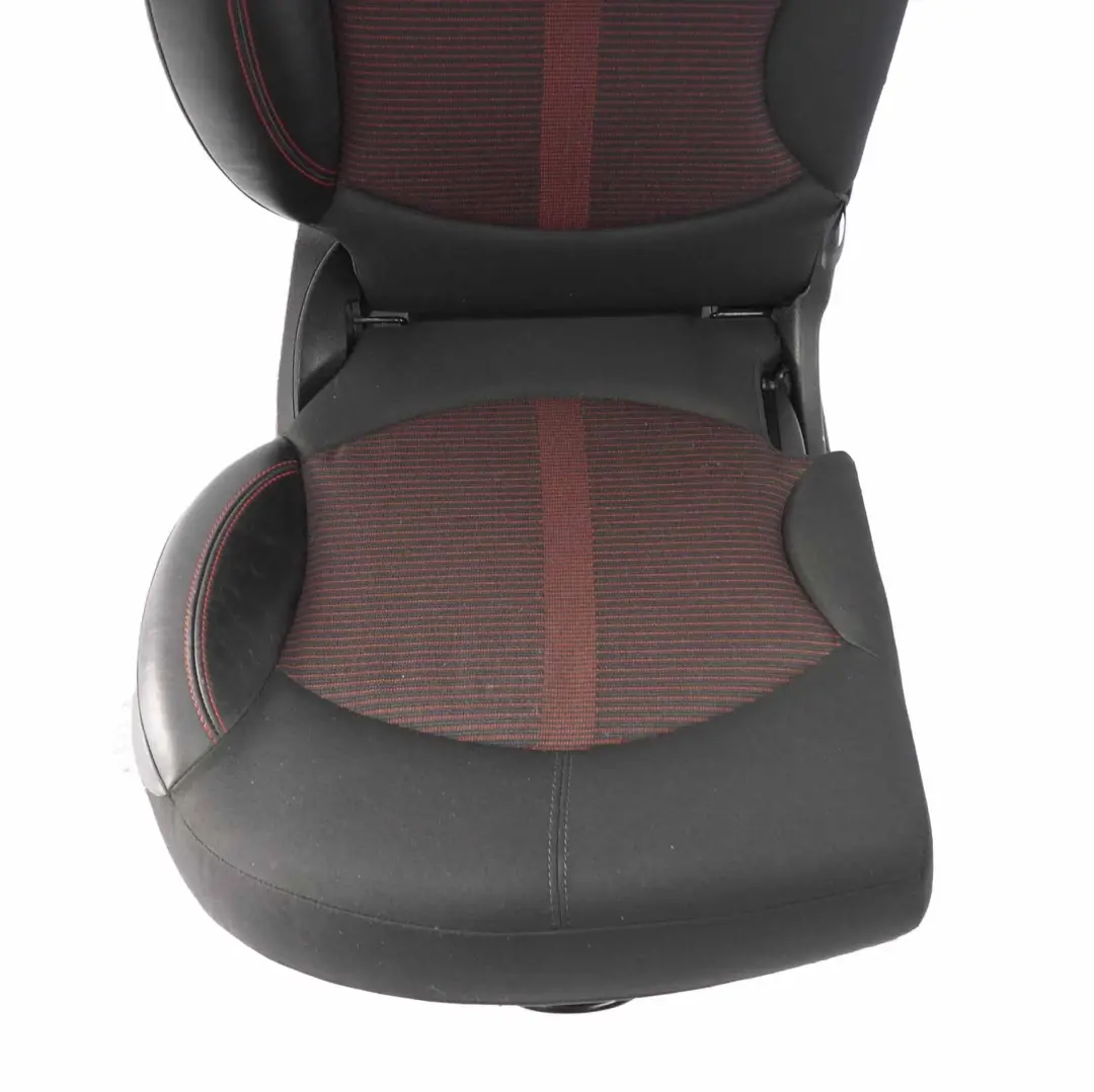 Mini R60 Sedile Posteriore Destro Pieghevole Panno Pelle Linee Parallele Rosso - SKU 9805196 - Numero di parte 9805196
