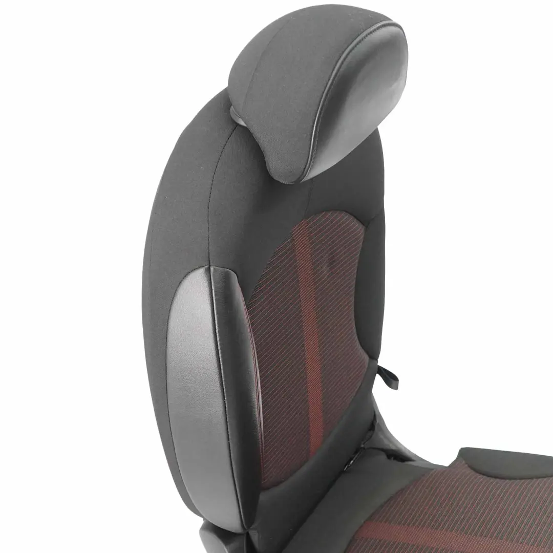 Mini R60 Arrière Droite Siège rabattable Tissu Cuir Lignes parallèles Rouge - SKU 9805196 - Numéro de pièce 9805196