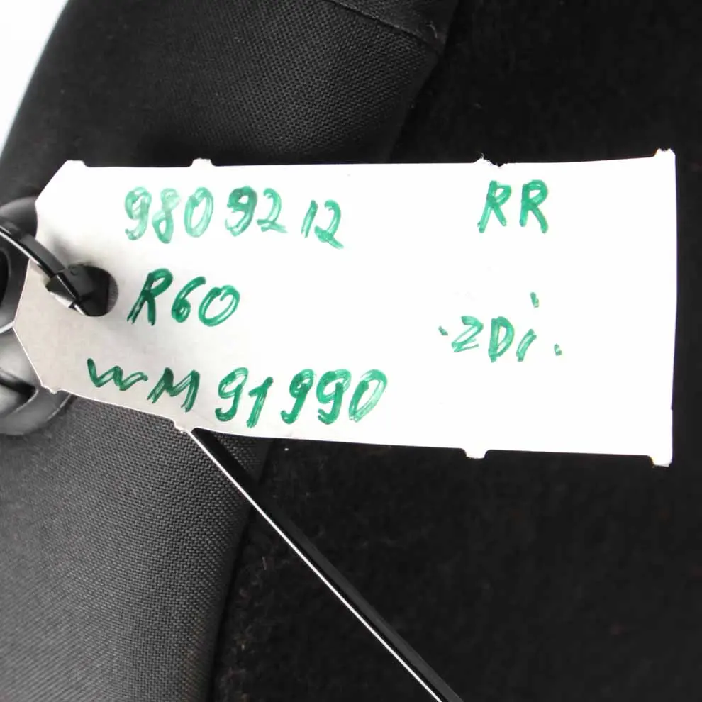 Folding Right O/S Countryman Cloth Leather Parallel Lines Red to Mini R60 Rear Seat with Part number 9805204 Mini R60 Rear Seat Folding Right O/S Countryman Cloth Leather Parallel Lines Red - SKU 9805204 - Part number 9805204