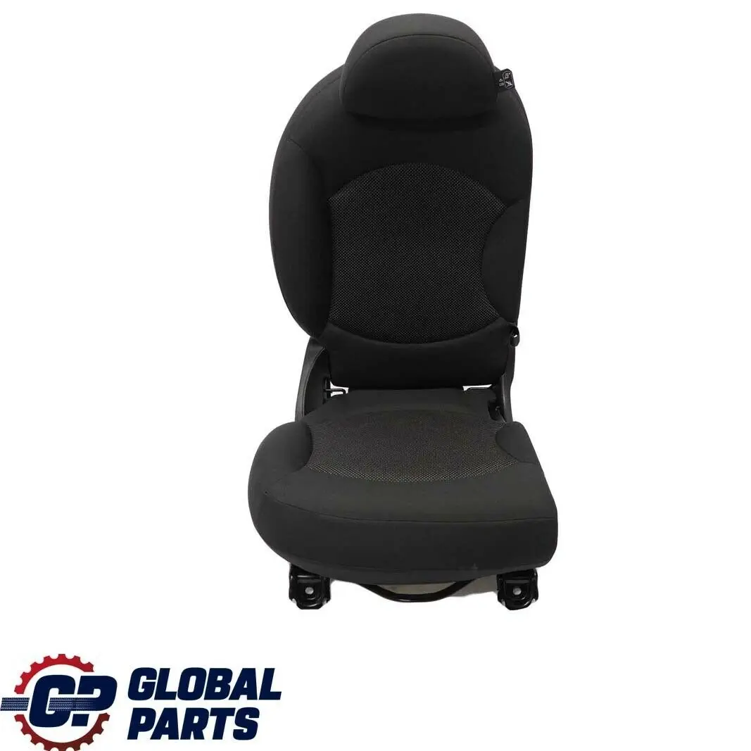 Mini Cooper R60 Countryman Rear Right O/S Folding Seat Cloth Fabric Carbon Black
