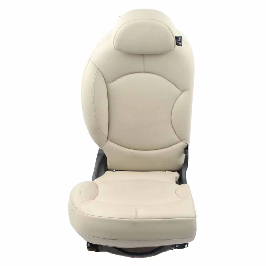Mini R60 Countryman Trasero Derecho Asiento Abatible Cuero Gravedad Beige Polar