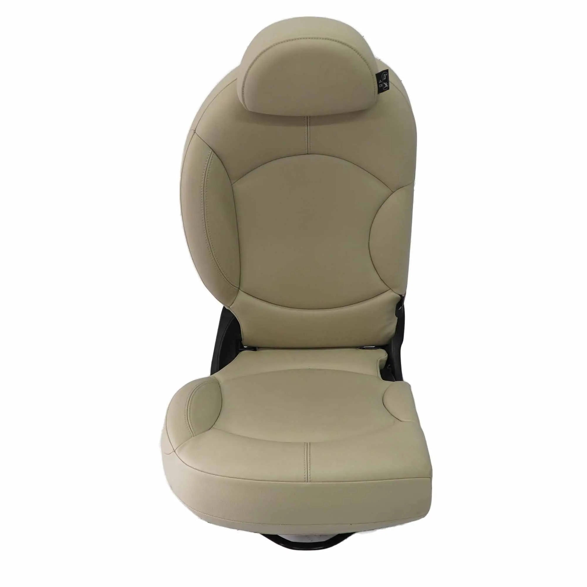 Mini R60 Countryman Trasero Derecho Asiento Abatible Cuero Gravedad Beige Polar