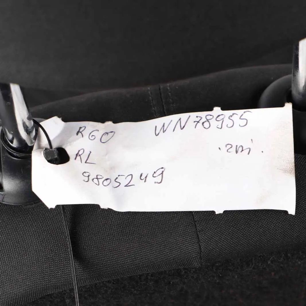 Cloth Fabric Diagonal Track Rear Left Seat to MINI R60 Countryman Sport with Part number 9805249 MINI R60 Countryman Sport Cloth Fabric Diagonal Track Rear Left Seat - SKU 9805249 - Part number 9805249