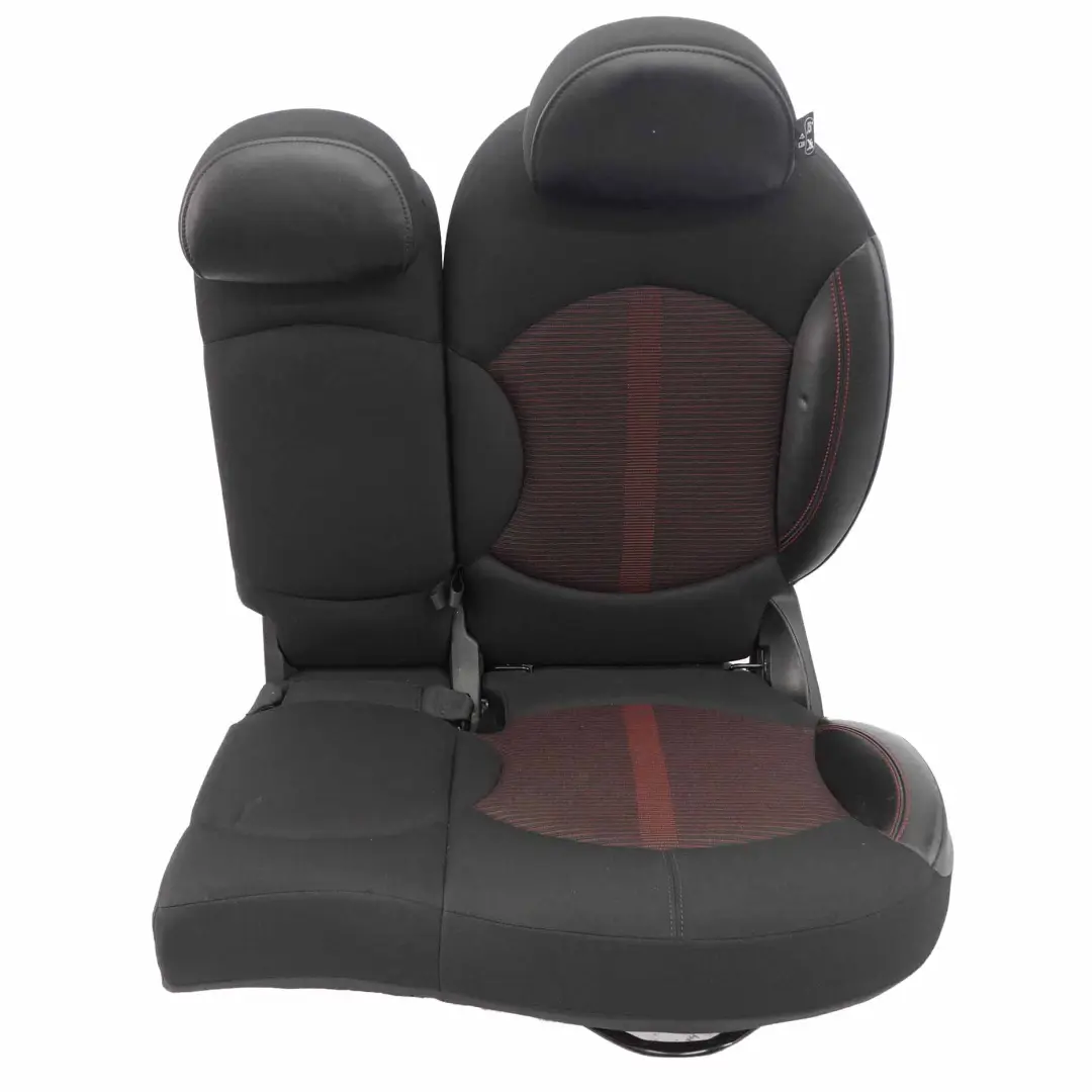 Asiento Plegable Trasero Izquierdo Tela Cuero Líneas Paralelas Rojo para Mini R60 con número de pieza 9805250 Mini R60 Asiento Plegable Trasero Izquierdo Tela Cuero Líneas Paralelas Rojo - SKU 9805250-1 - Número de pieza 9805250