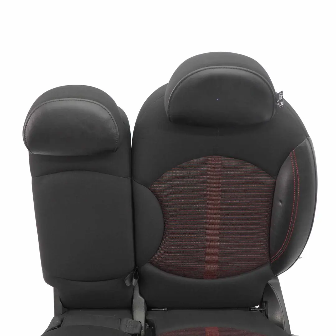 Mini R60 Countryman Rear Left N/S Folding Seat Cloth Leather Parallel Lines Red - SKU 9805250-1 - Part number 9805250
