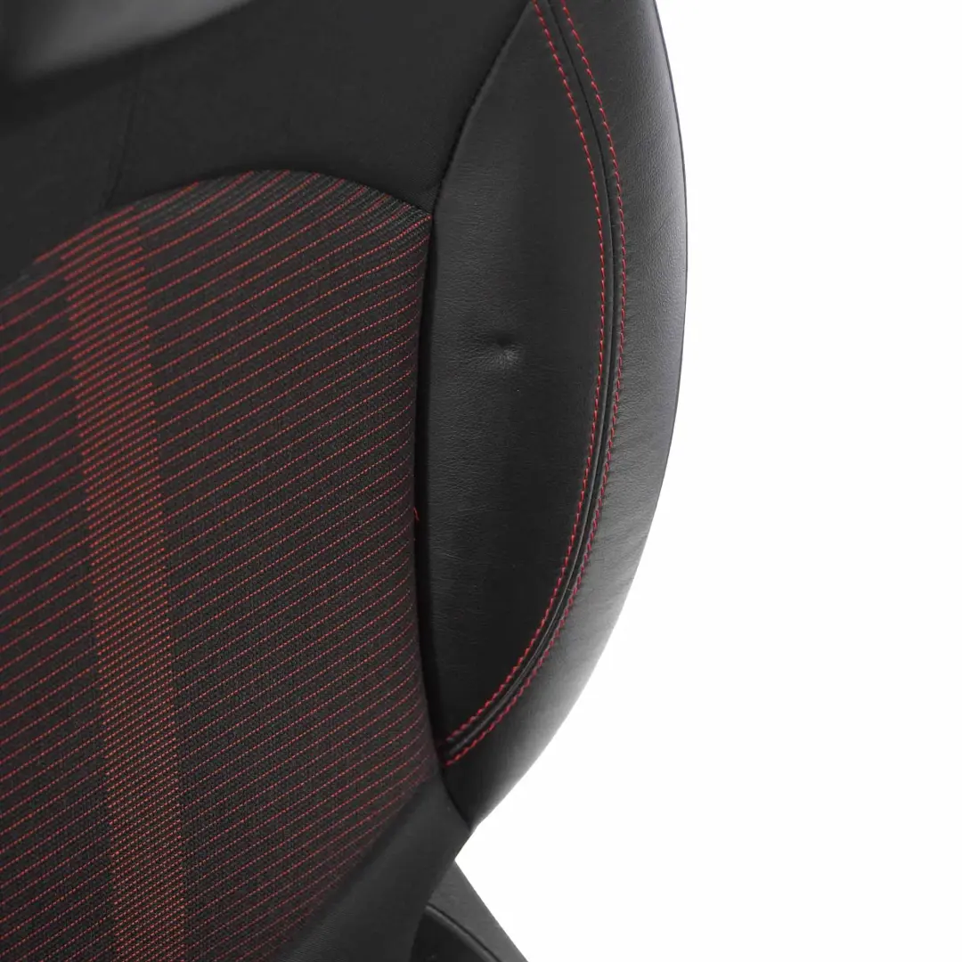 Left N/S Folding Seat Cloth Leather Parallel Lines Red to Mini R60 Countryman Rear with Part number 9805250 Mini R60 Countryman Rear Left N/S Folding Seat Cloth Leather Parallel Lines Red - SKU 9805250-1 - Part number 9805250