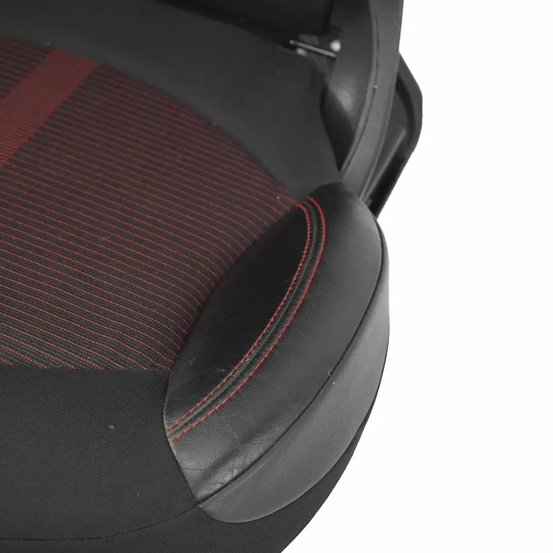 Mini R60 Countryman Rear Left N/S Folding Seat Cloth Leather Parallel Lines Red - SKU 9805250-1 - Part number 9805250