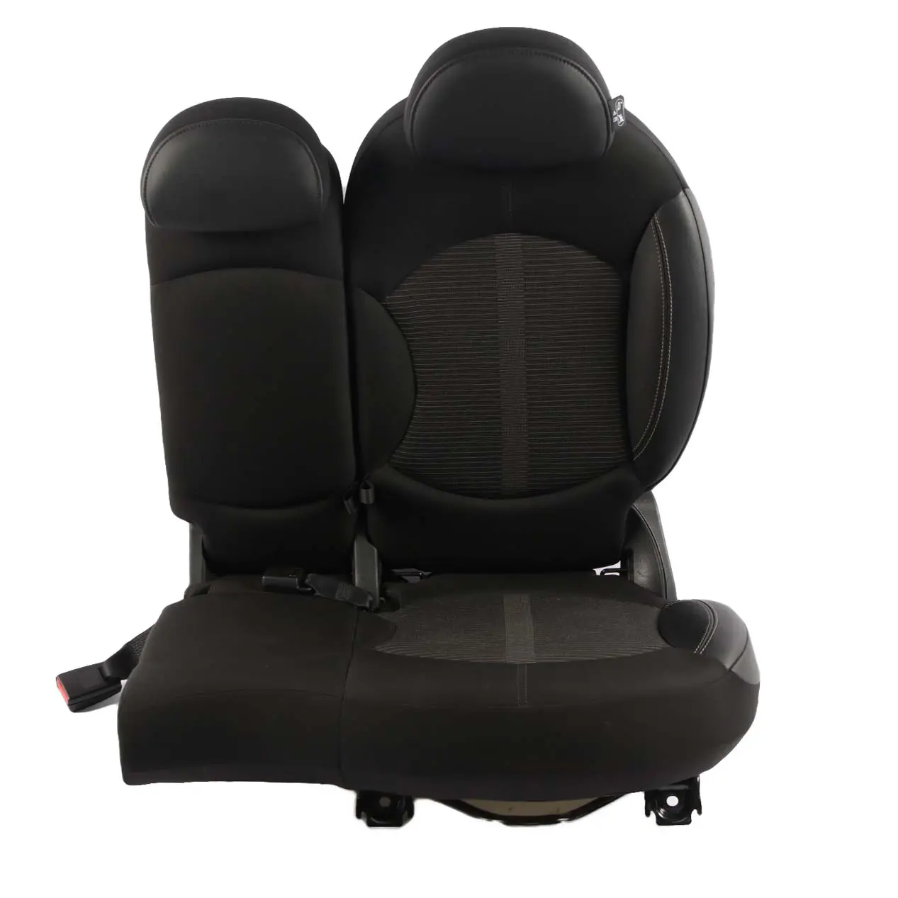 MINI R60 Countryman Sport Tela / Cuero Asiento Plegable Trasero Izquierdo Tabaco