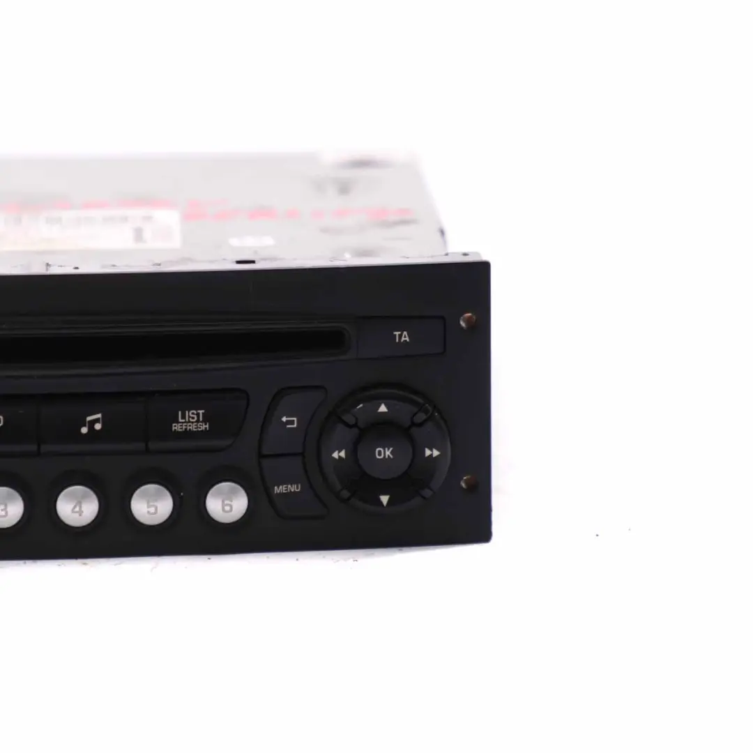Citroen Berlingo Peugeot Partner CD Player Radio Stereo Head Unit to with Part number 98053736XT00 Citroen Berlingo Peugeot Partner CD Player Radio Stereo Head Unit - SKU 98053736XT00 - Part number 98053736XT00