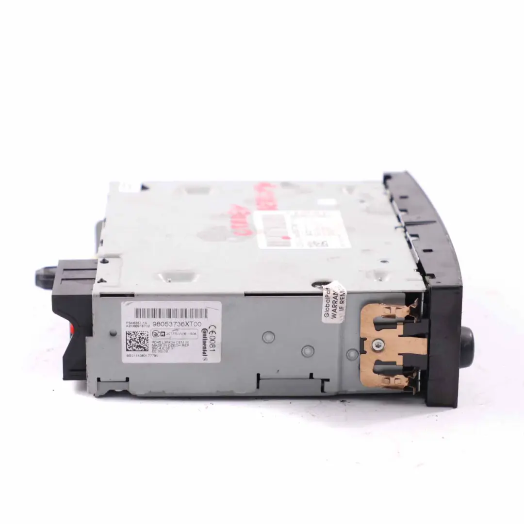 Citroen Berlingo Peugeot Partner CD Lecteur Radio Stereo Head Unit pour à propos du numéro de pièce 98053736XT00 Citroen Berlingo Peugeot Partner CD Lecteur Radio Stereo Head Unit - SKU 98053736XT00 - Numéro de pièce 98053736XT00