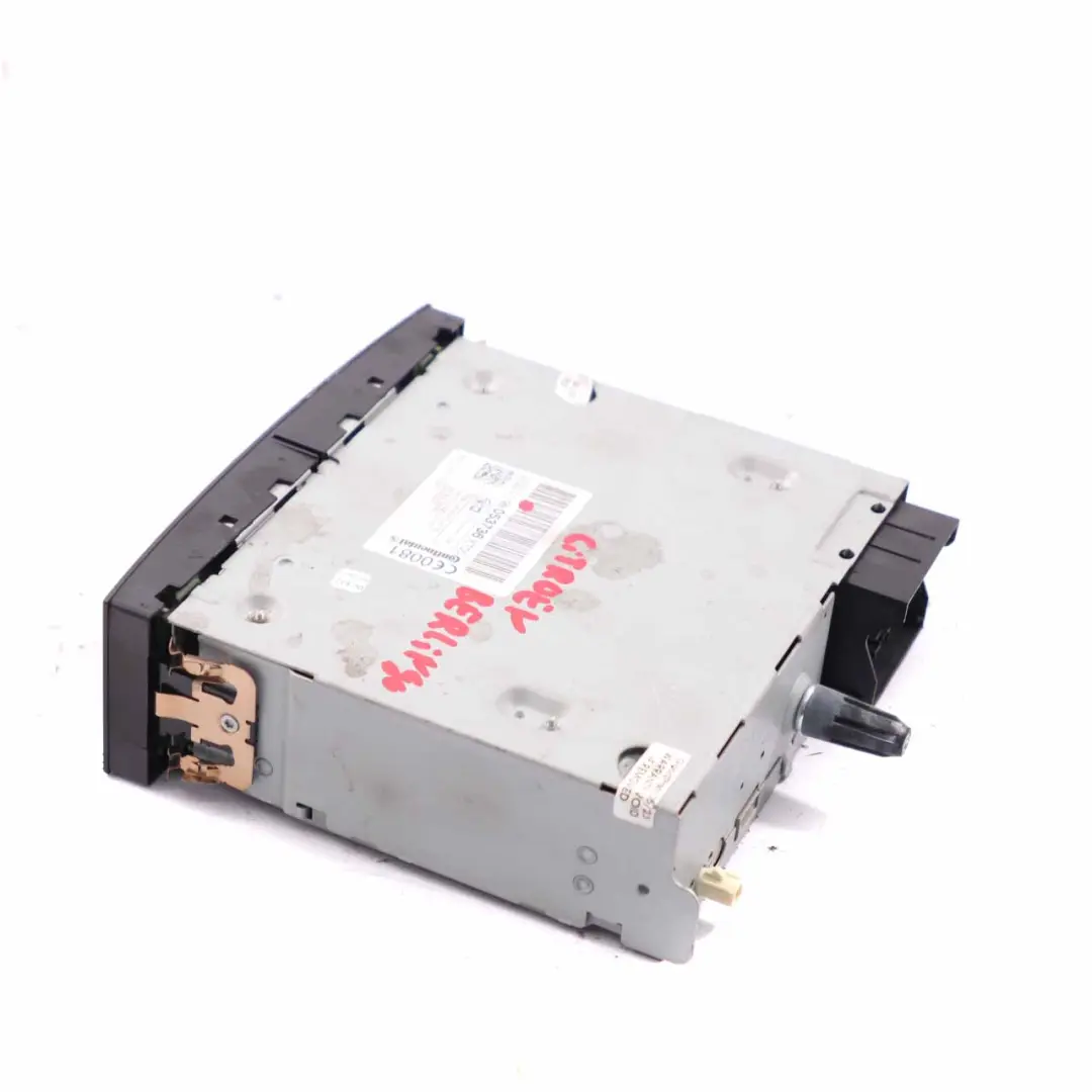  Citroen Berlingo Peugeot Partner CD Player Radio Stereo Head Unit - SKU 98053736XT00 - Part number 98053736XT00