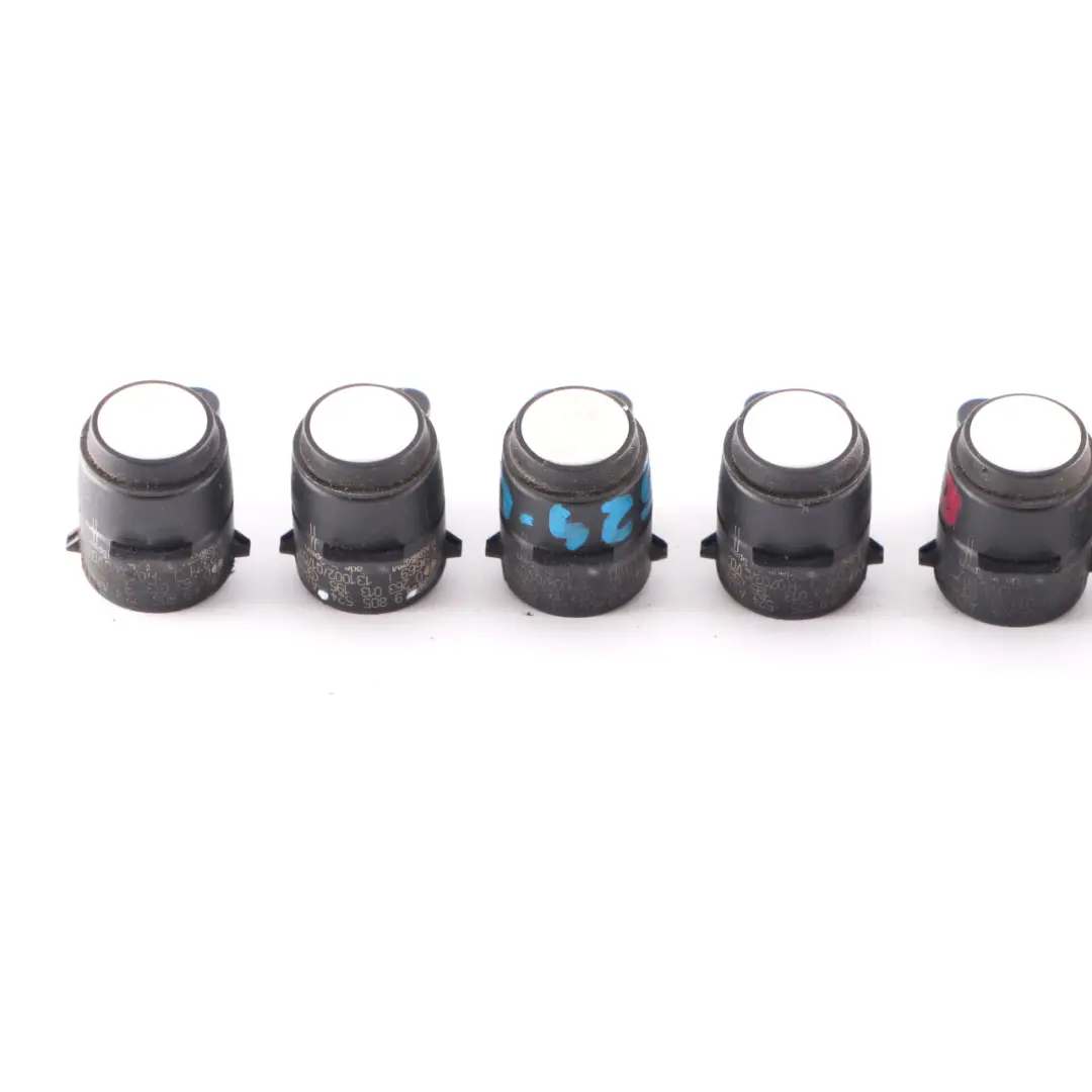 8 x Mini R60 Arrière PDC Ultrasonique stationnement Blanc B15 Set - SKU 9805524-LW1 - Numéro de pièce 9805524