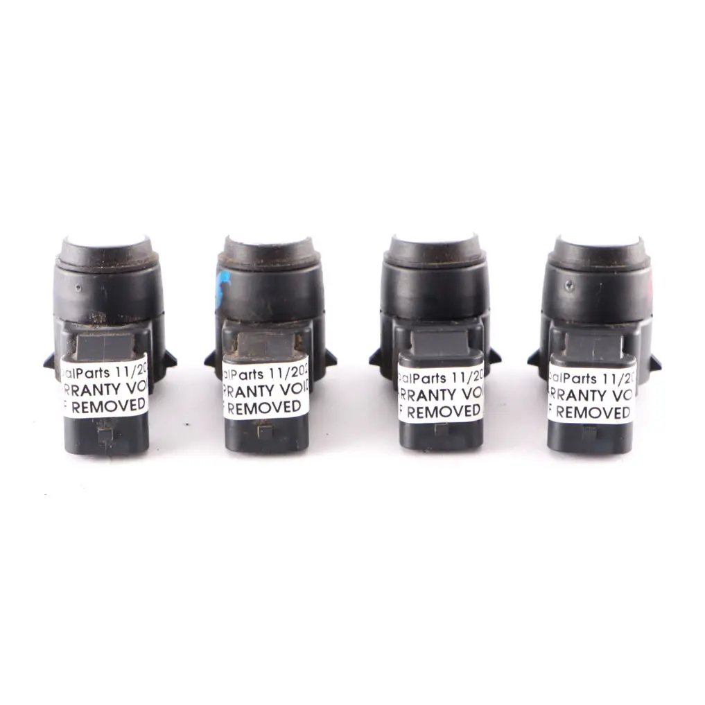 4 x Mini R60 Trasero PDC Sensor ultrasónico aparcamiento Luz Blanco Set - SKU 9805524-LW2 - Número de pieza 9805524