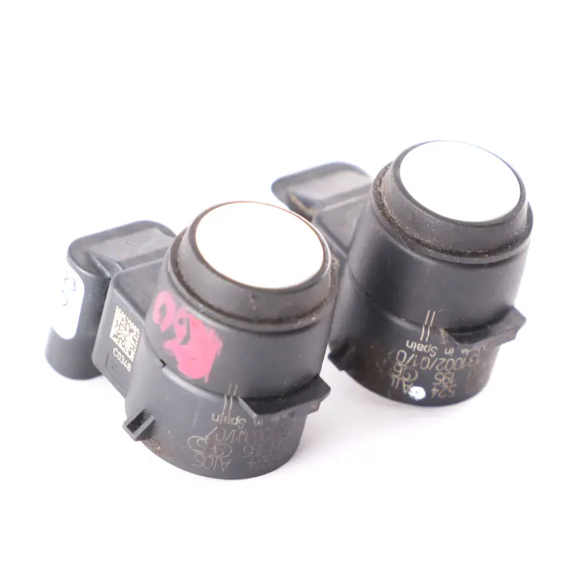 2 x Mini R60 Trasero PDC Sensor ultrasónico aparcamiento Luz Blanco Set - SKU 9805524-LW3 - Número de pieza 9805524