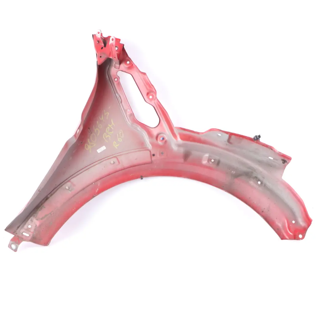 Side Panel Fender Front Left Wing N/S Blazing Red Metallic - B63 to Mini R60 R61 with Part number 9805643 Mini R60 R61 Side Panel Fender Front Left Wing N/S Blazing Red Metallic - B63 - SKU 9805643-BRM - Part number 9805643